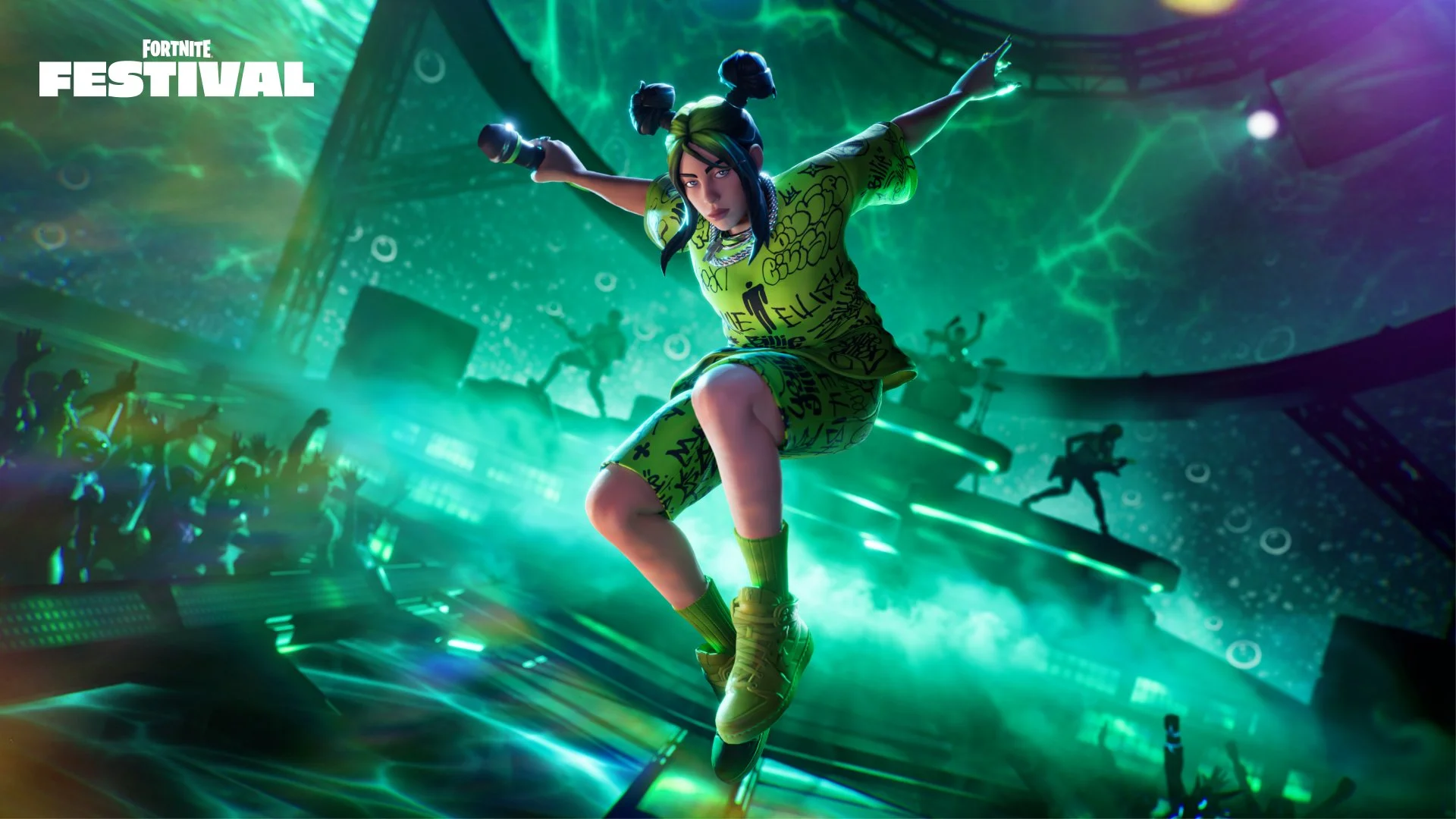 Billie Eilish as a playable character in Fortnite